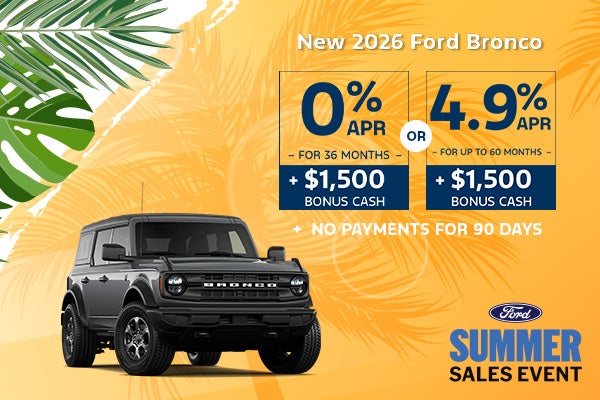 New 2026 Ford Bronco