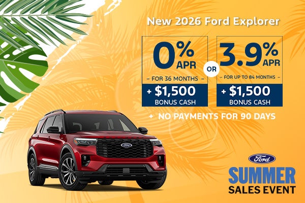 New 2026 Ford Explorer