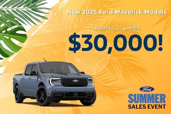 New 2026 Ford Maverick Models