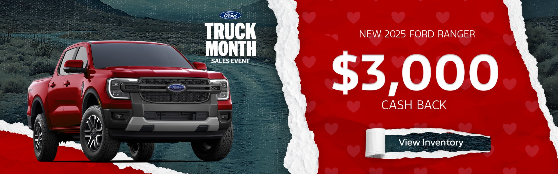 $3,000 Cash Back on 2025 Ford Ranger – Nashville, TN