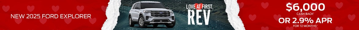 $6,000 Cash Back or 2.9% APR on 2025 Ford Explorer – Nashville, TN