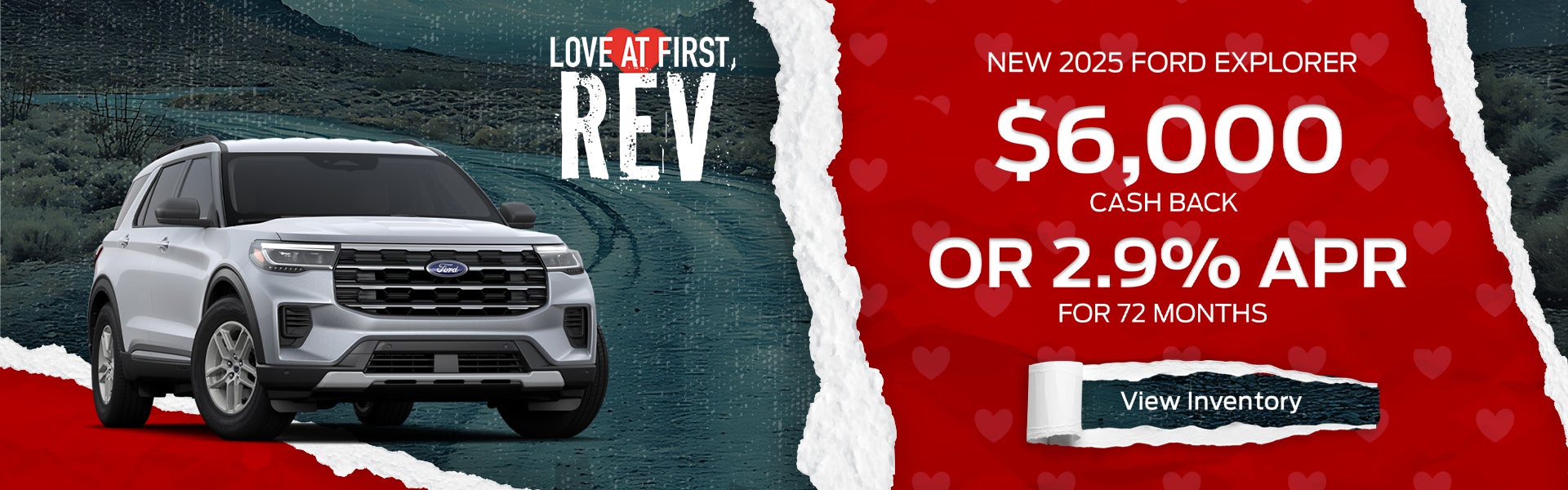 $6,000 Cash Back or 2.9% APR on 2025 Ford Explorer – Nashvil