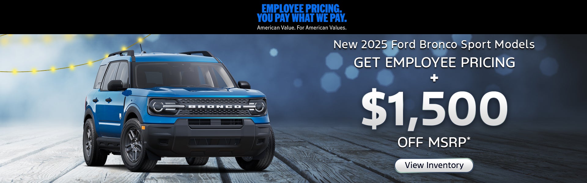 New 2025 Ford Bronco Sport Models