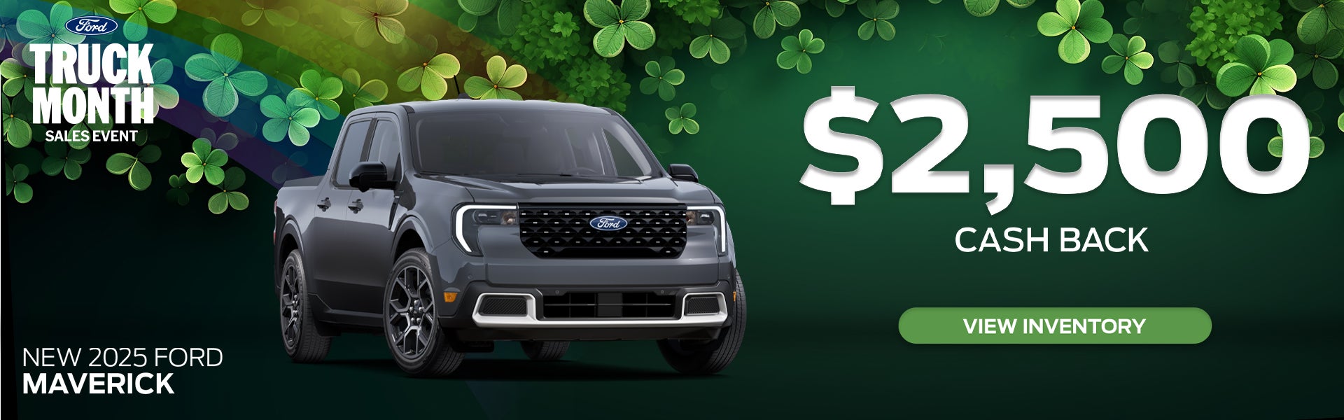 $2,500 Cash Back on 2025 Ford Maverick – Nashville, TN