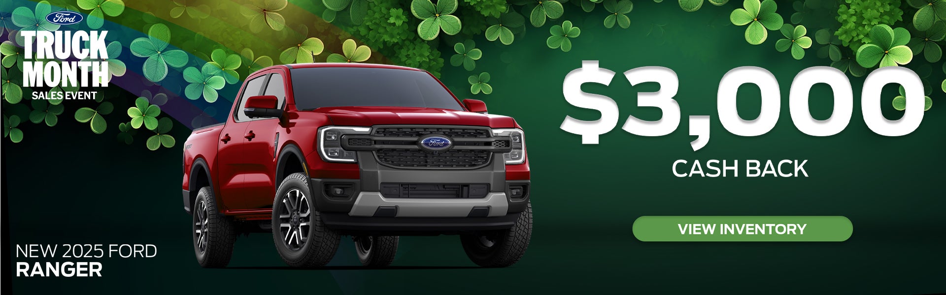 $3,000 Cash Back on 2025 Ford Ranger – Nashville, TN
