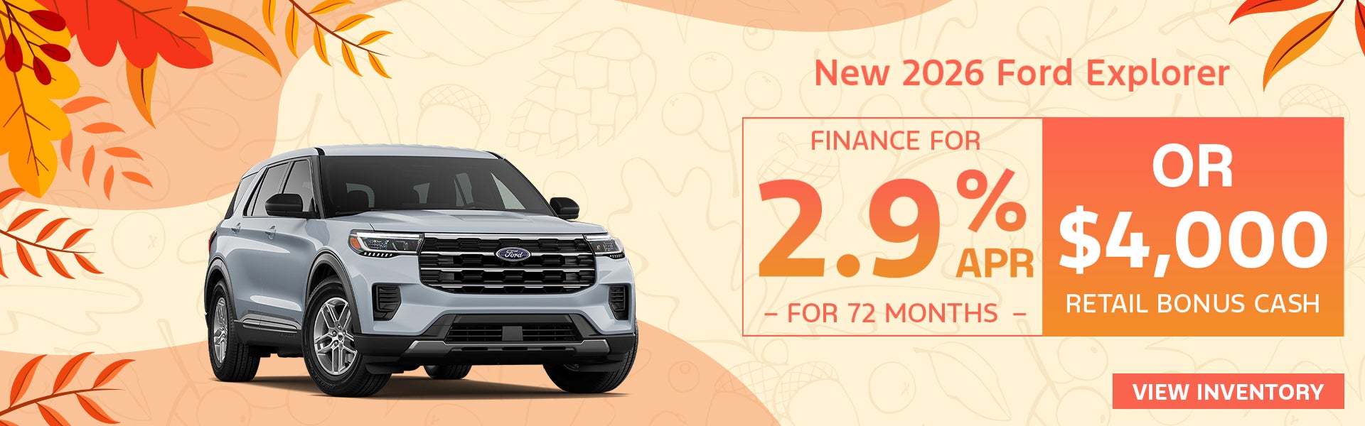 New 2026 Ford Explorer 
