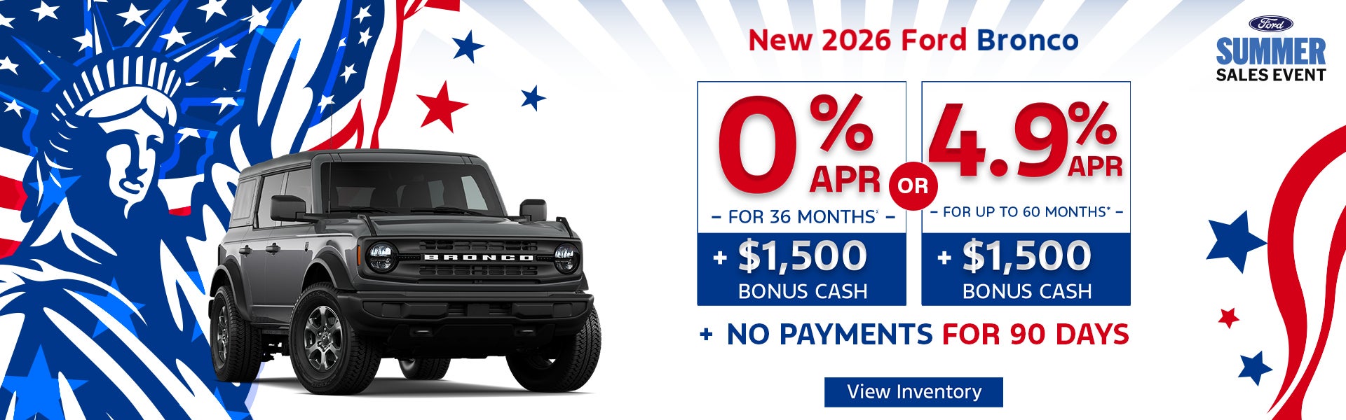 New 2026 Ford Bronco