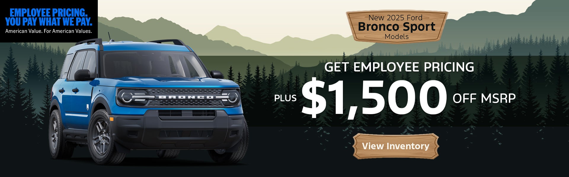 New 2025 Ford Bronco Sport Models